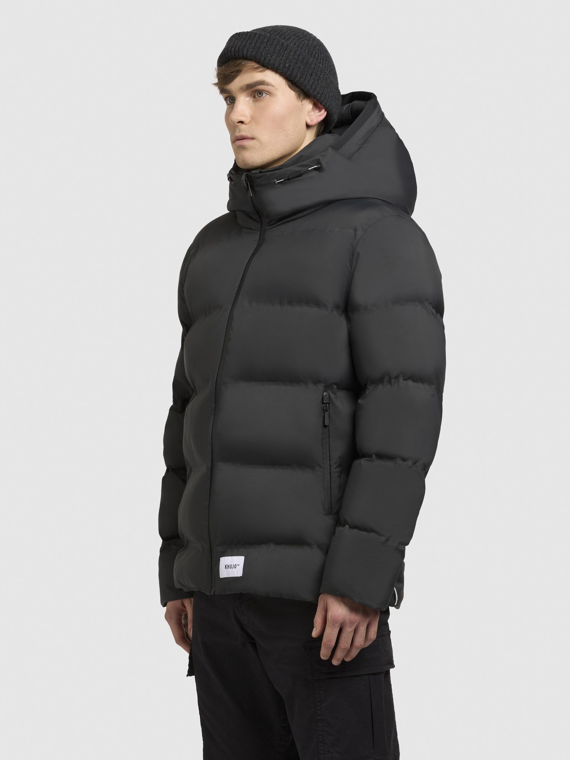 Warme Winter Steppjacke "Silas2-YM" Space Grey