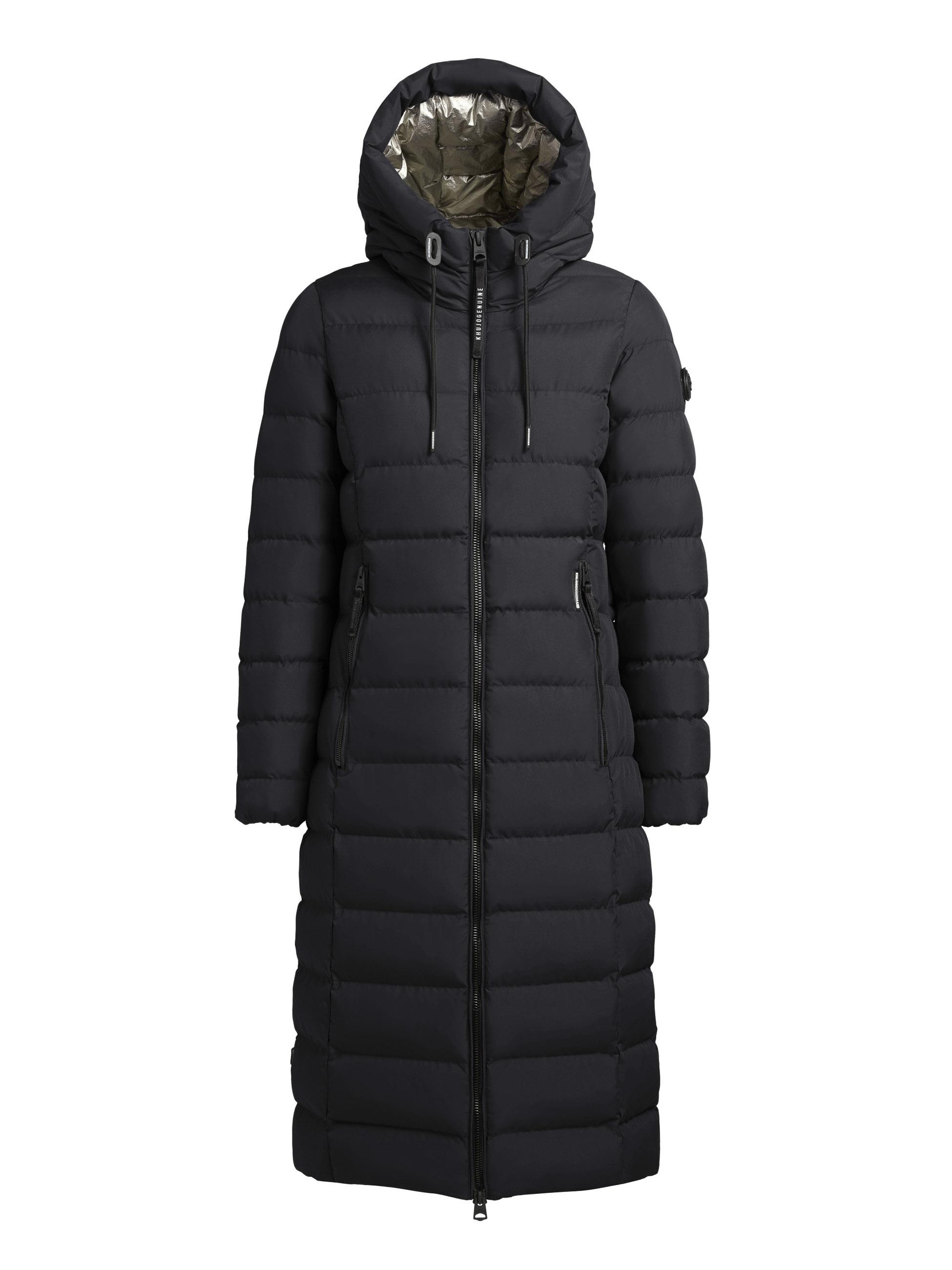 Warmer Steppmantel mit Kapuze Simmie-YM Black