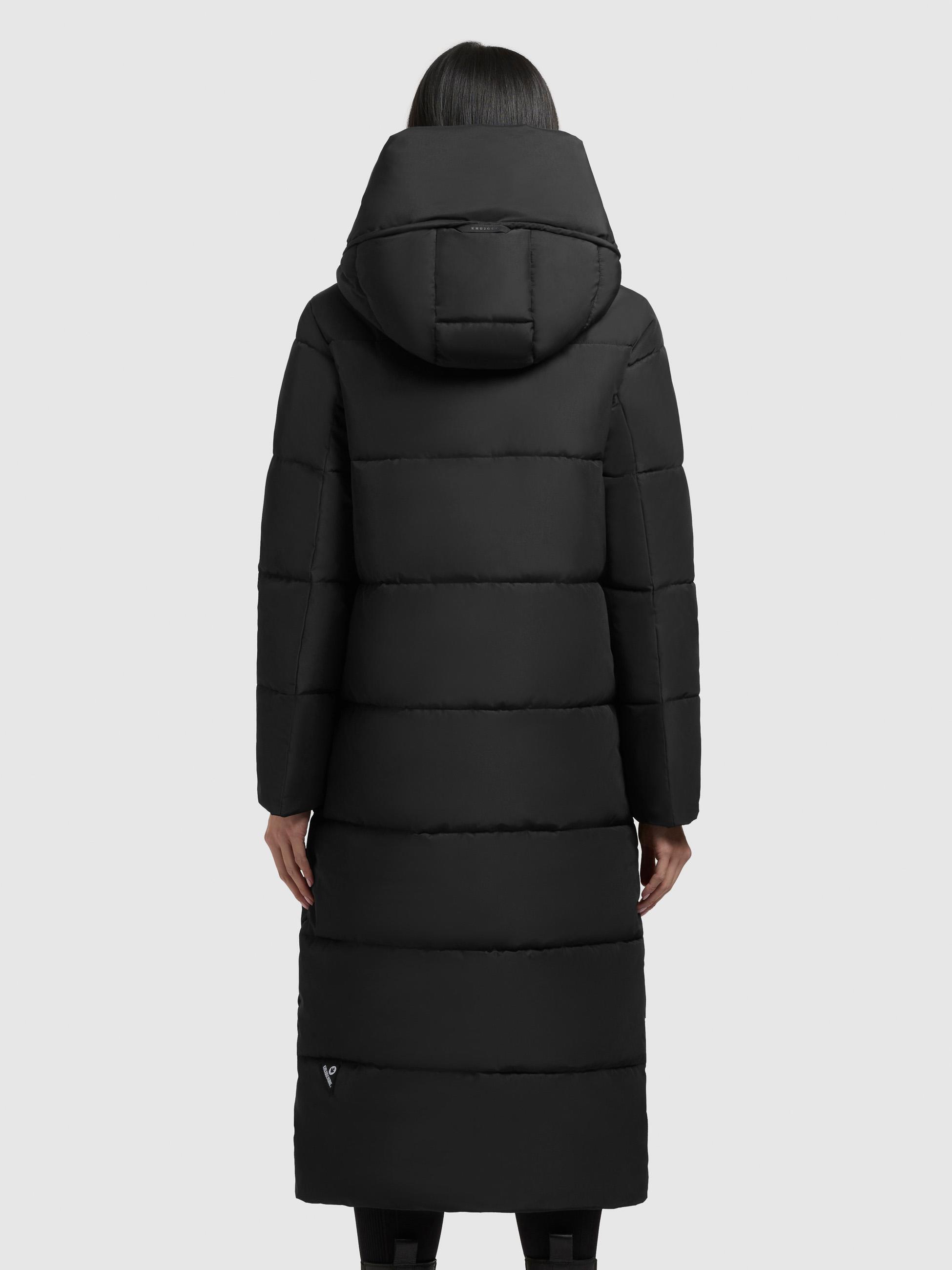 Wintermantel mit Kapuze "Soulani5 Matt" Black