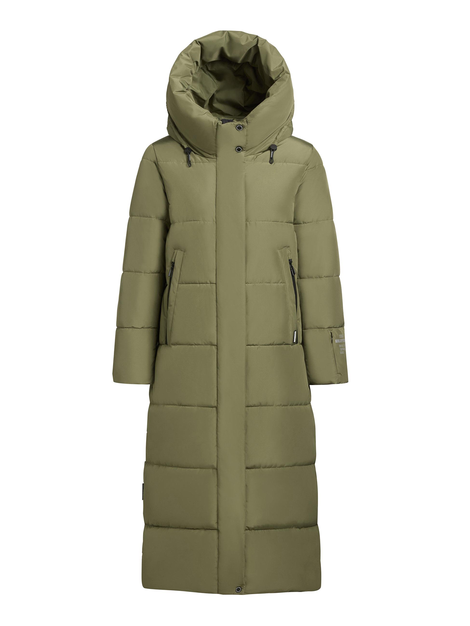 Wintermantel mit Kapuze "Soulani5 Matt" Fern Green