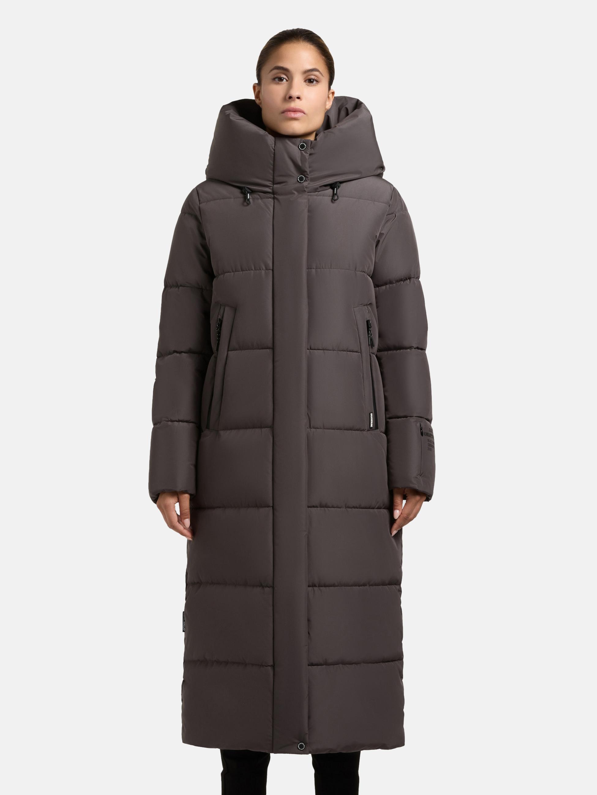 Wintermantel mit Kapuze "Soulani5 Matt" Graphite Grey
