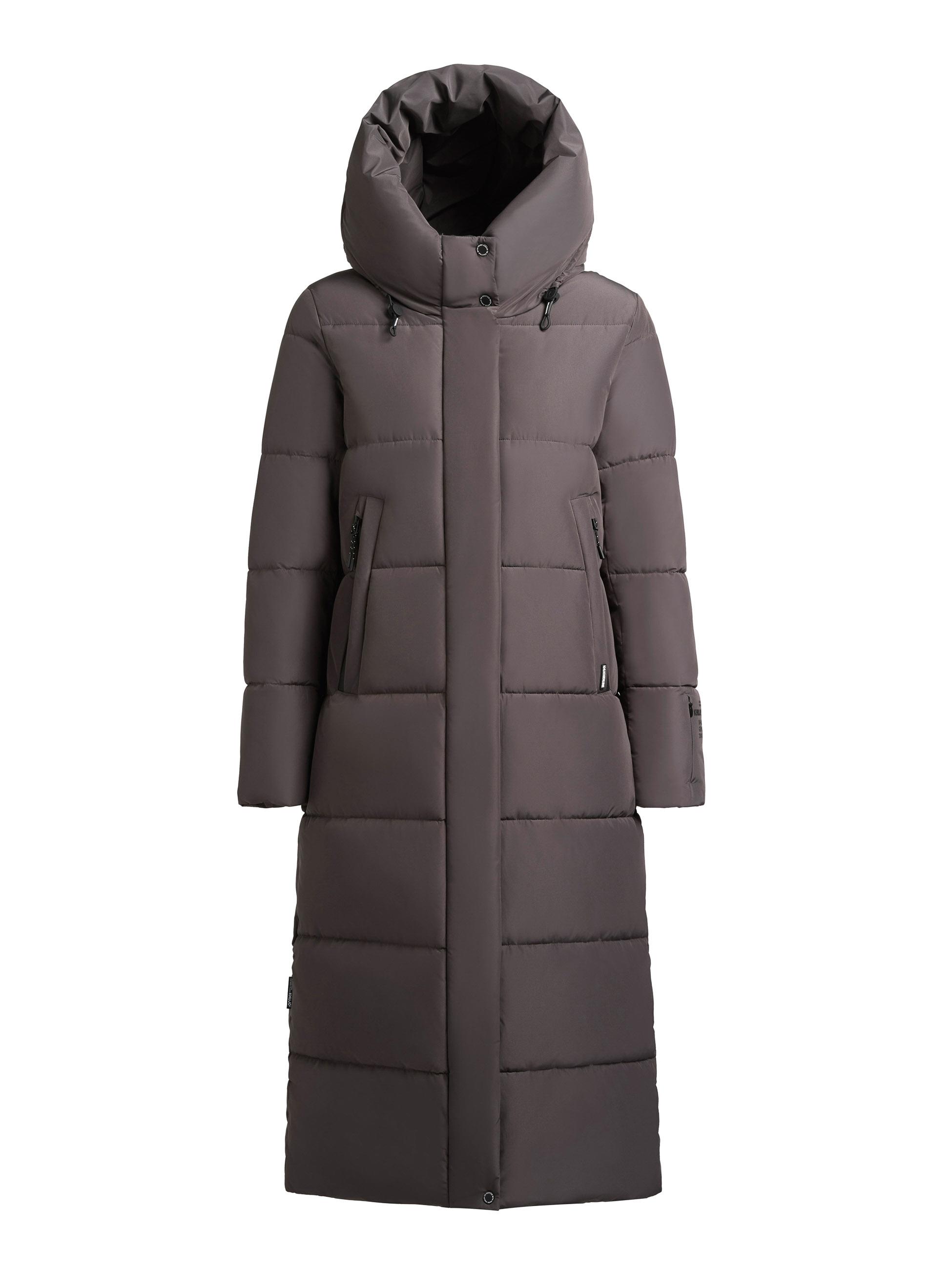 Wintermantel mit Kapuze "Soulani5 Matt" Graphite Grey