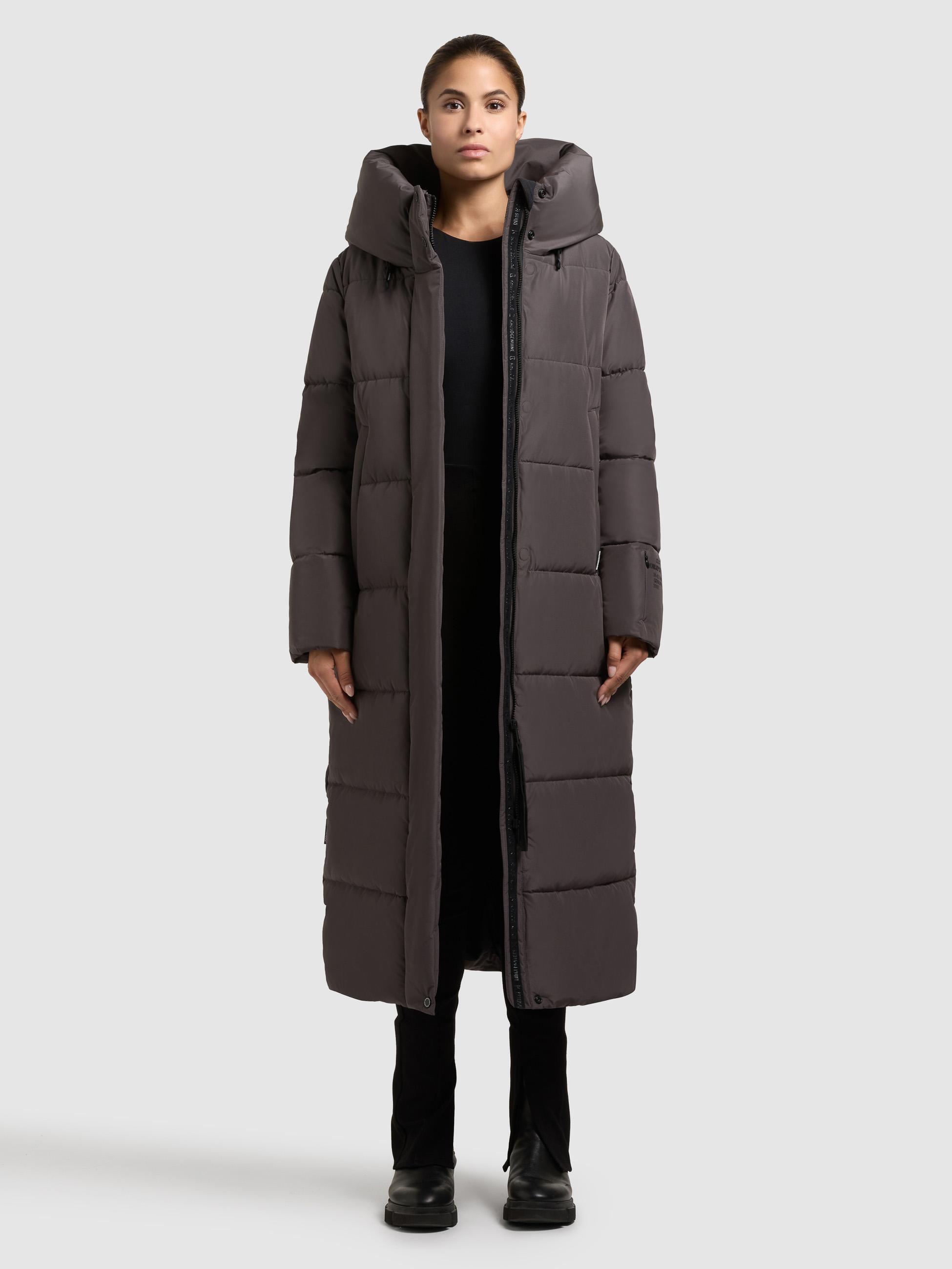 Wintermantel mit Kapuze "Soulani5 Matt" Graphite Grey