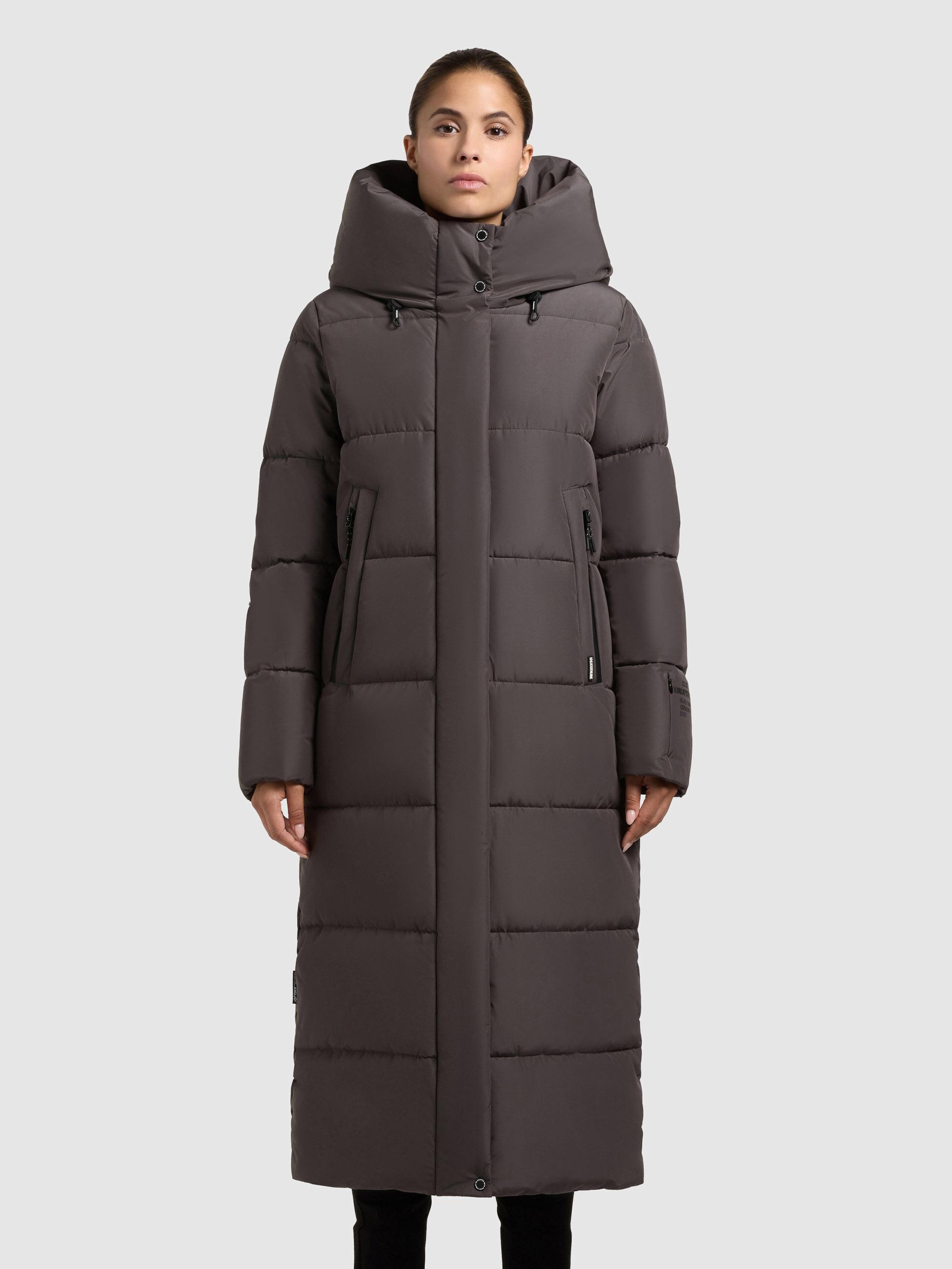 Wintermantel mit Kapuze "Soulani5 Matt" Graphite Grey