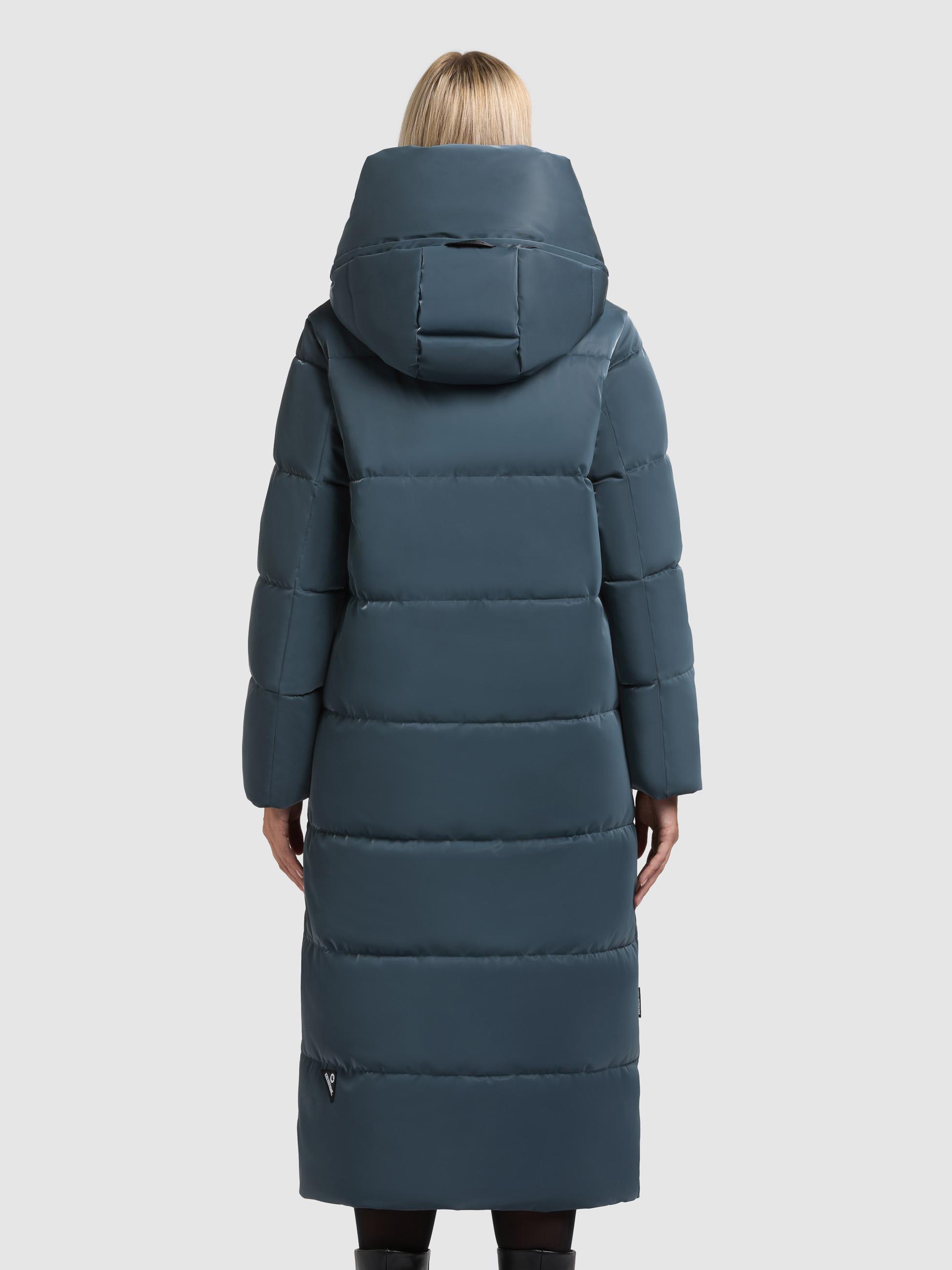 Wintermantel mit Kapuze "Soulani5 Shiny" Dim Blue