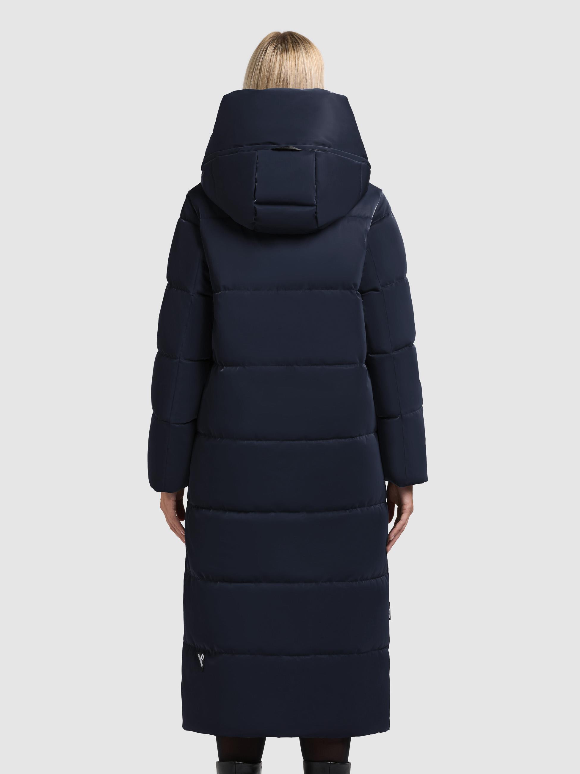 Wintermantel mit Kapuze "Soulani5 Shiny" Midnight Blue