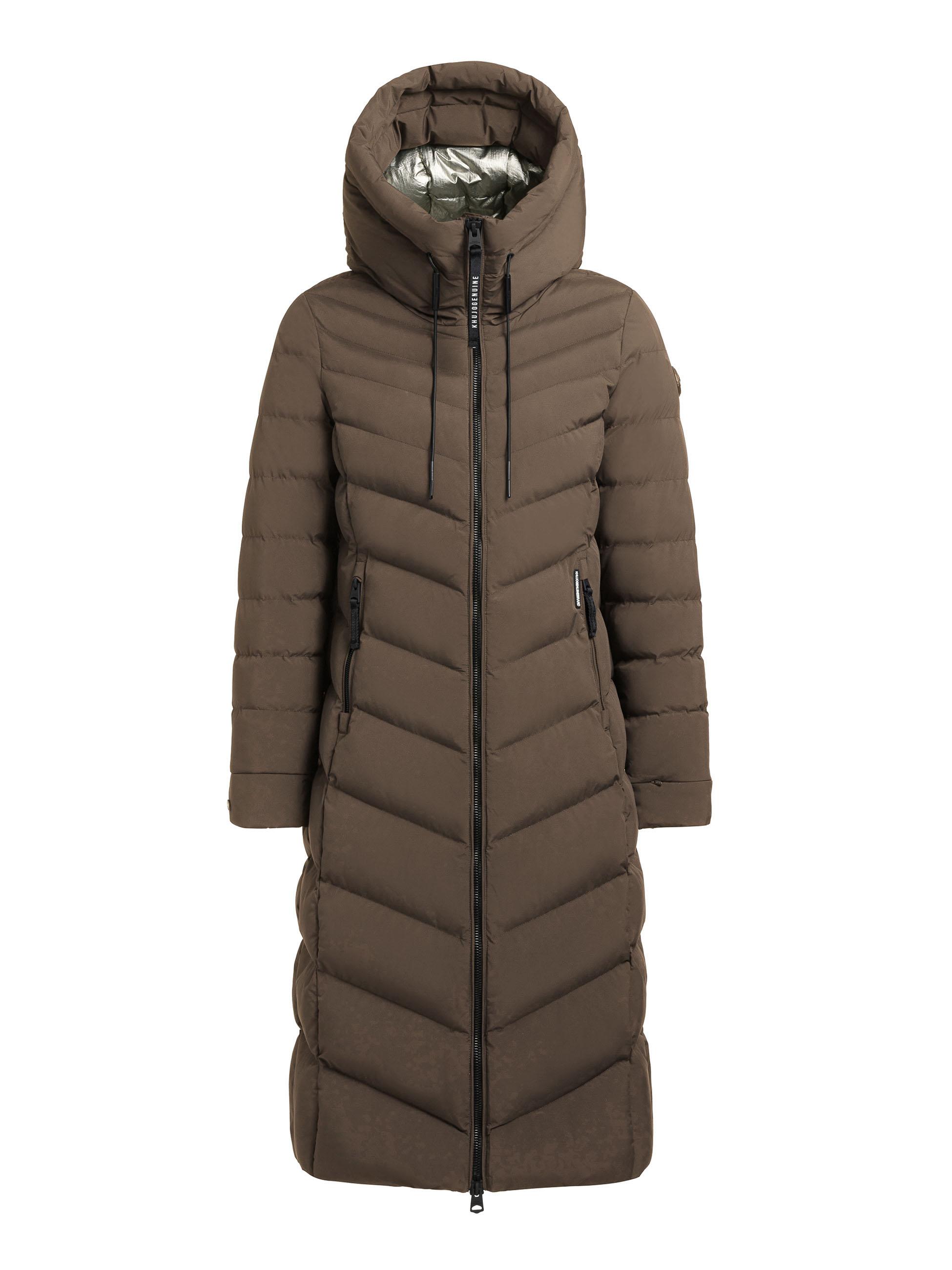 Winter Steppmantel mit Kapuze Stoane2 Dull Green