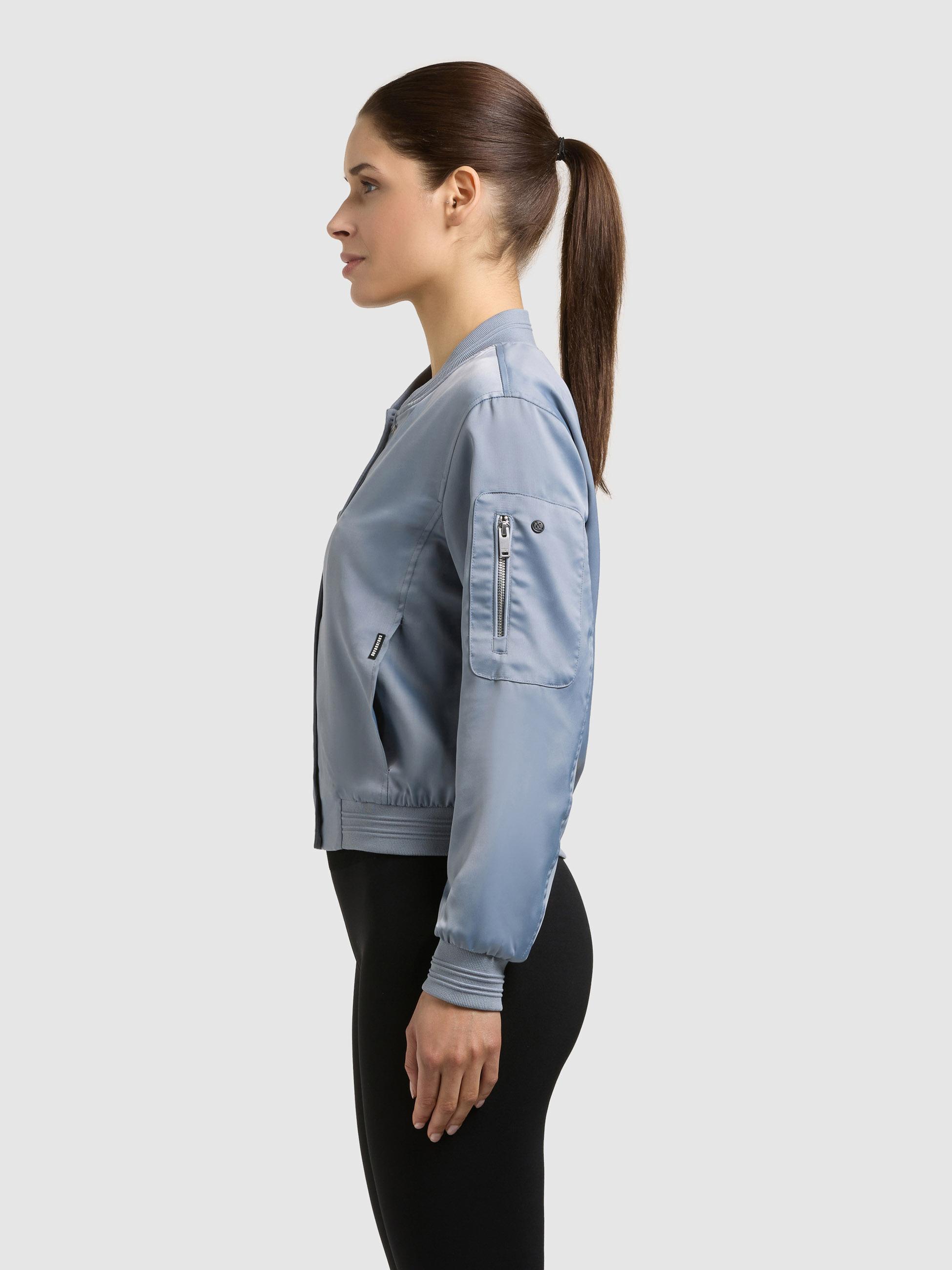 Leichte Bomberjacke "Tami" Misty Blue