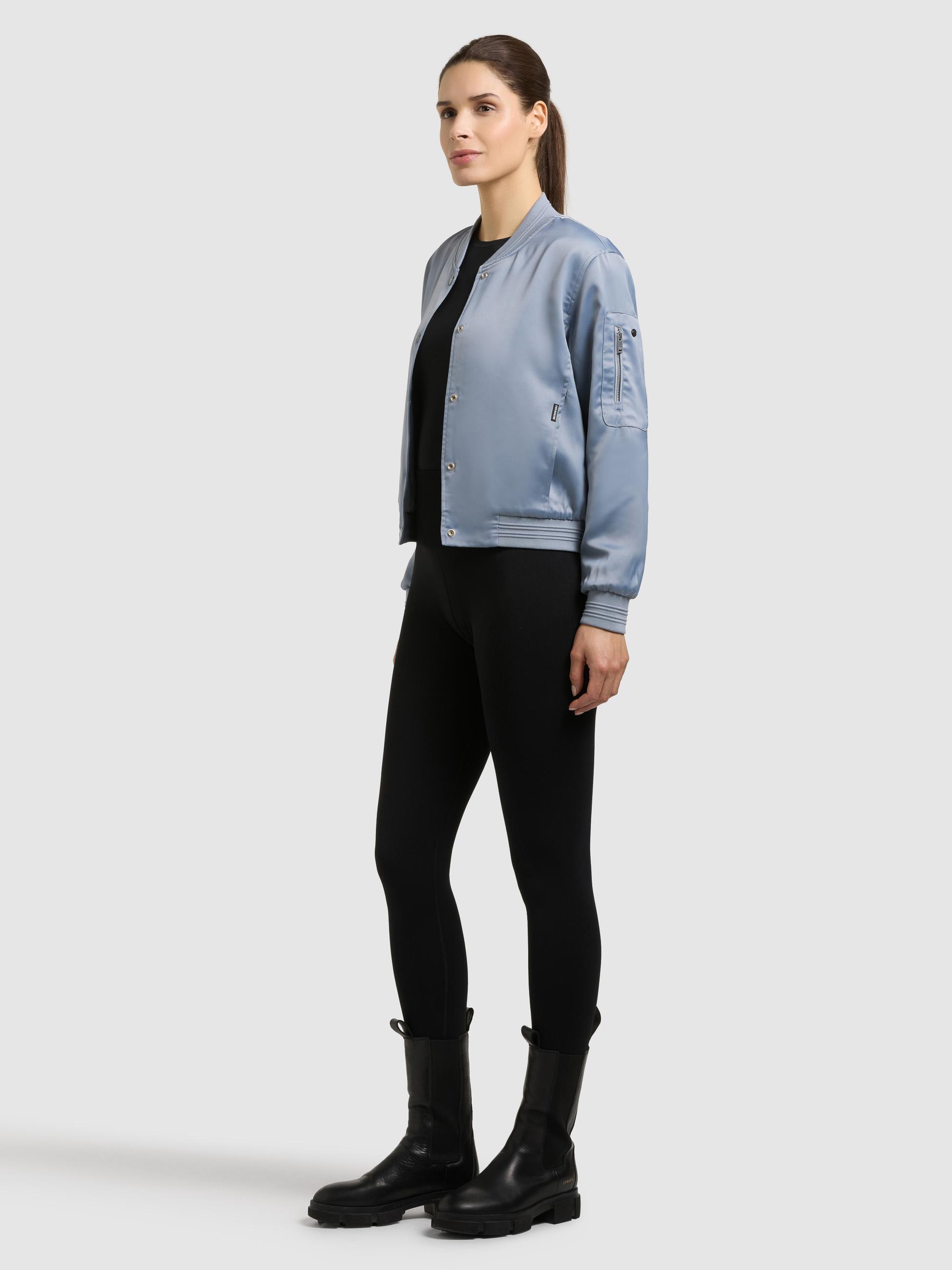 Leichte Bomberjacke "Tami" Misty Blue