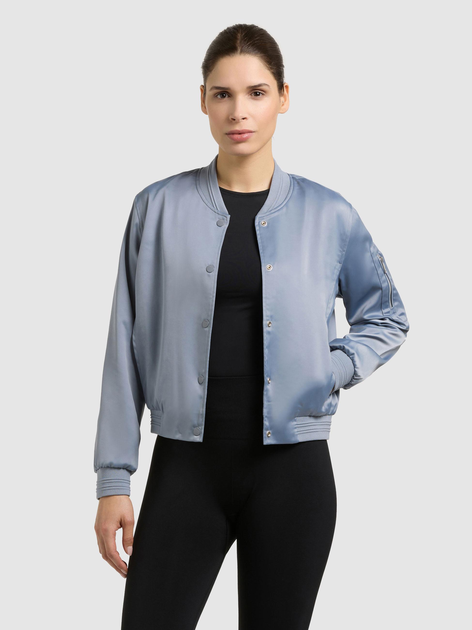 Leichte Bomberjacke "Tami" Misty Blue