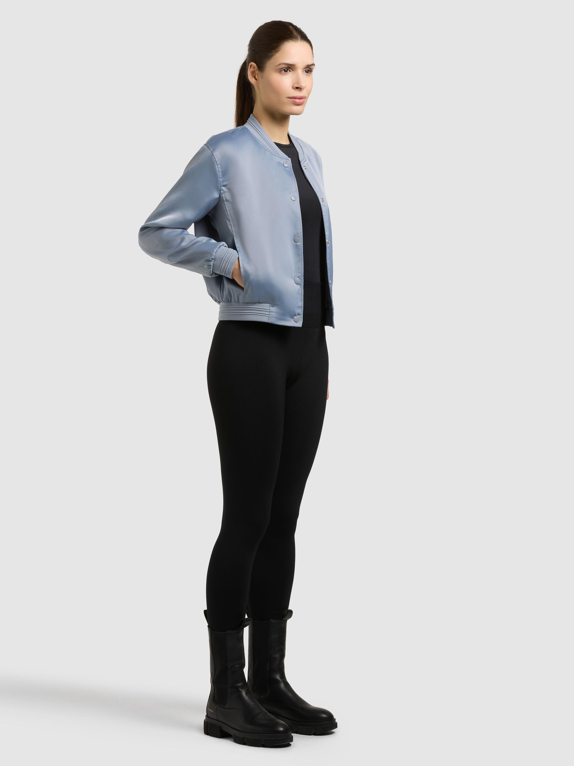 Leichte Bomberjacke "Tami" Misty Blue