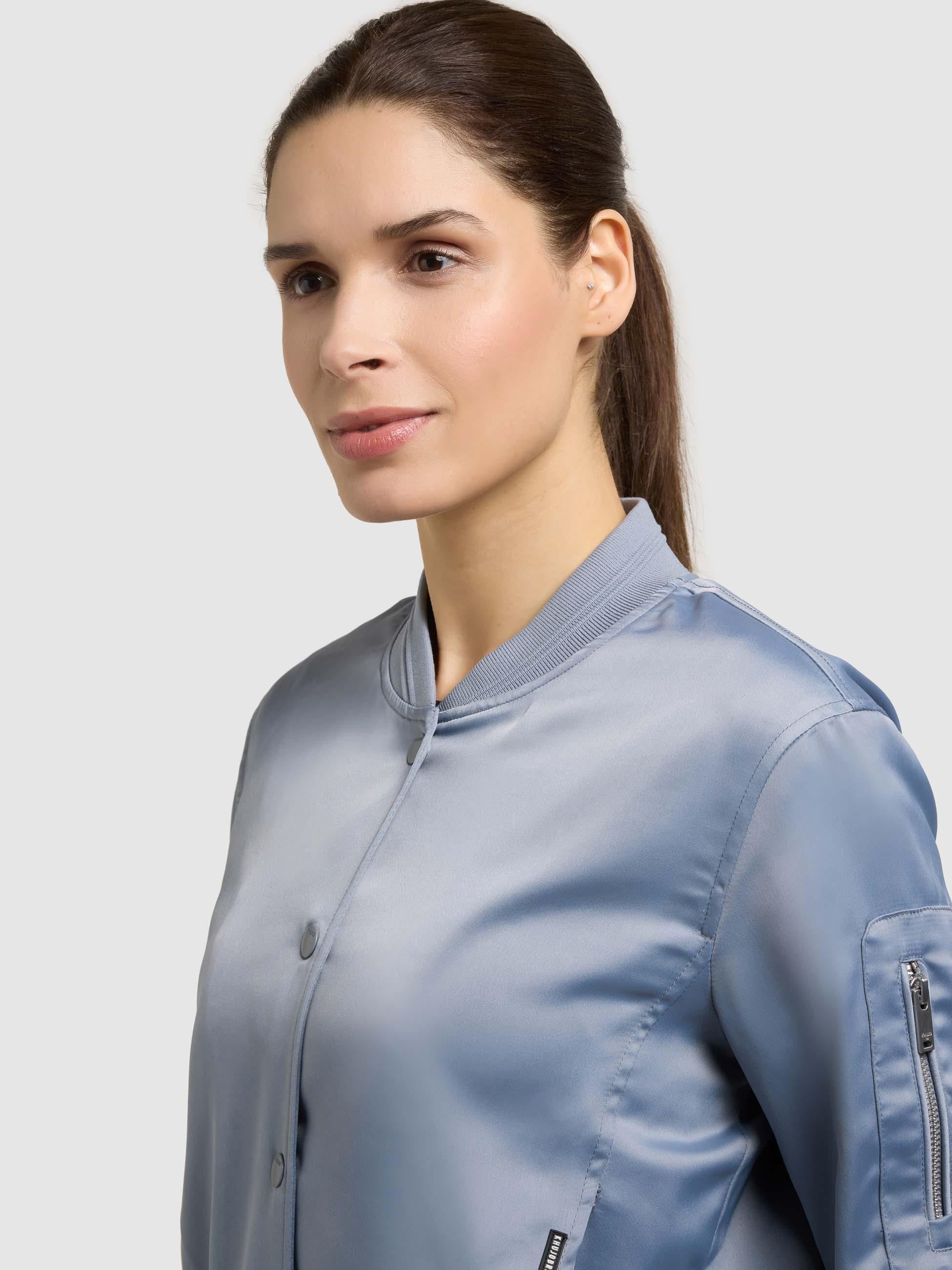 Leichte Bomberjacke "Tami" Misty Blue