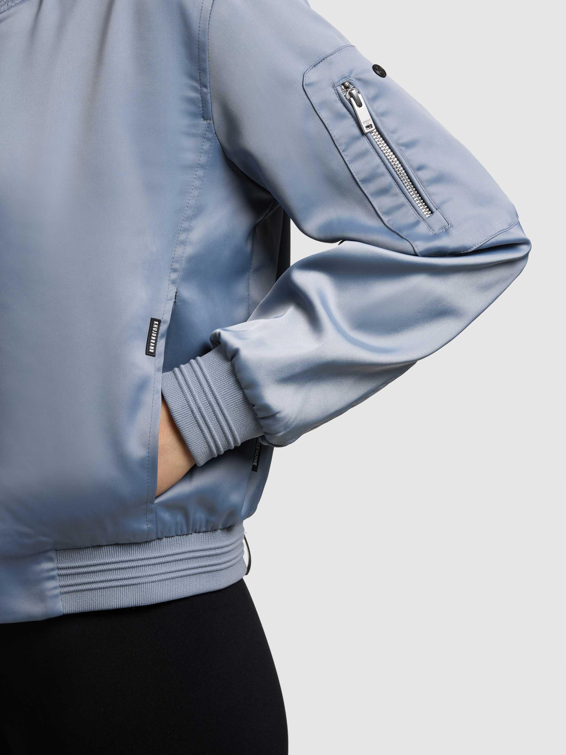 Leichte Bomberjacke "Tami" Misty Blue