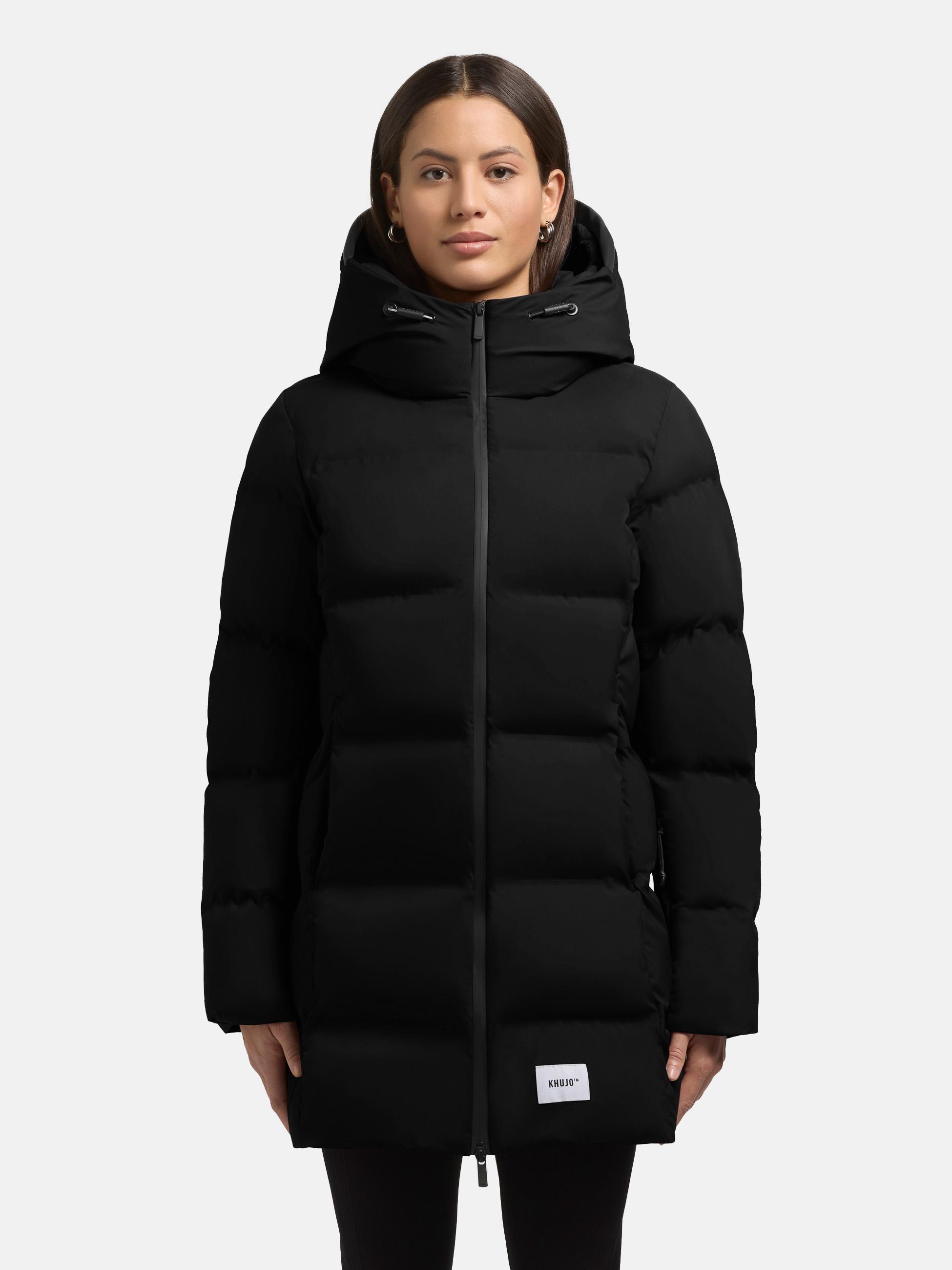 Winter Kurzmantel mit Kapuze "Tanare4" Black
