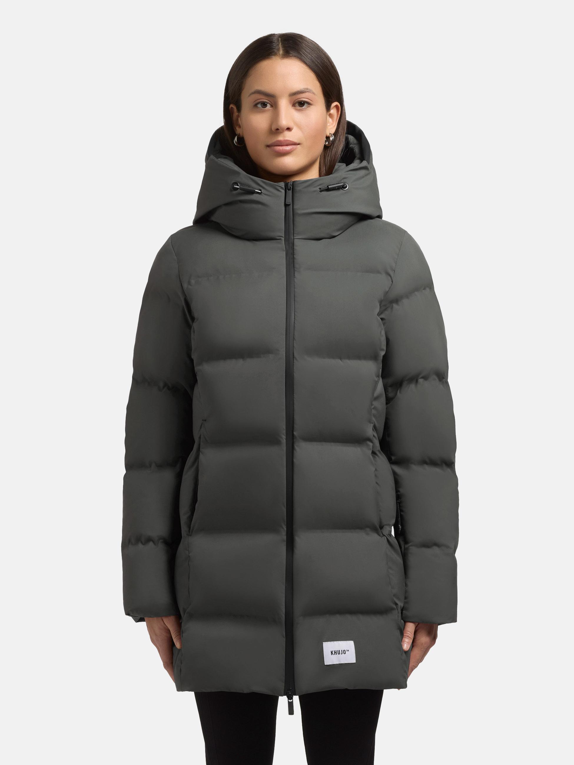 Winter Kurzmantel mit Kapuze "Tanare4" Foam Green