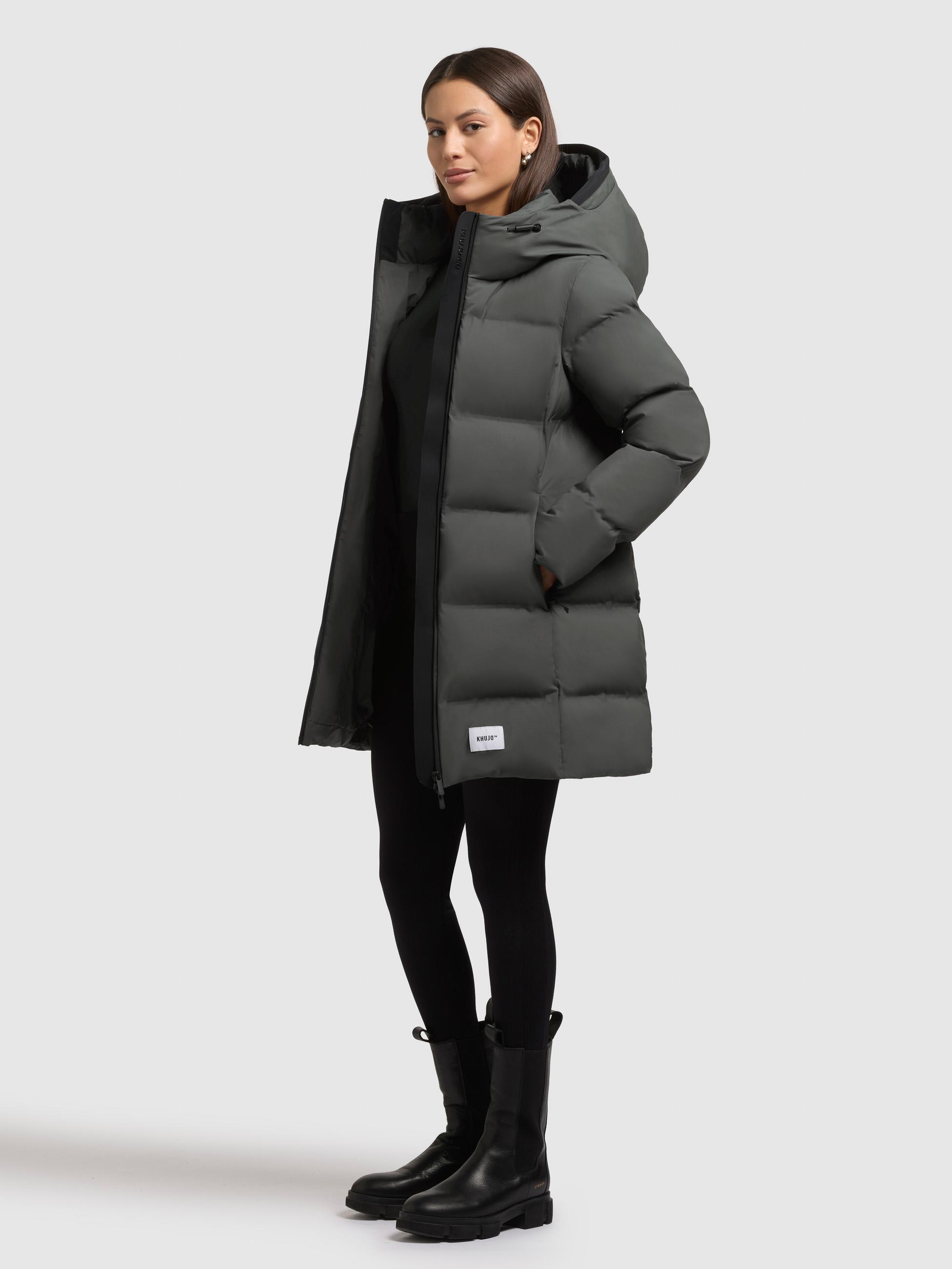 Winter Kurzmantel mit Kapuze "Tanare4" Foam Green