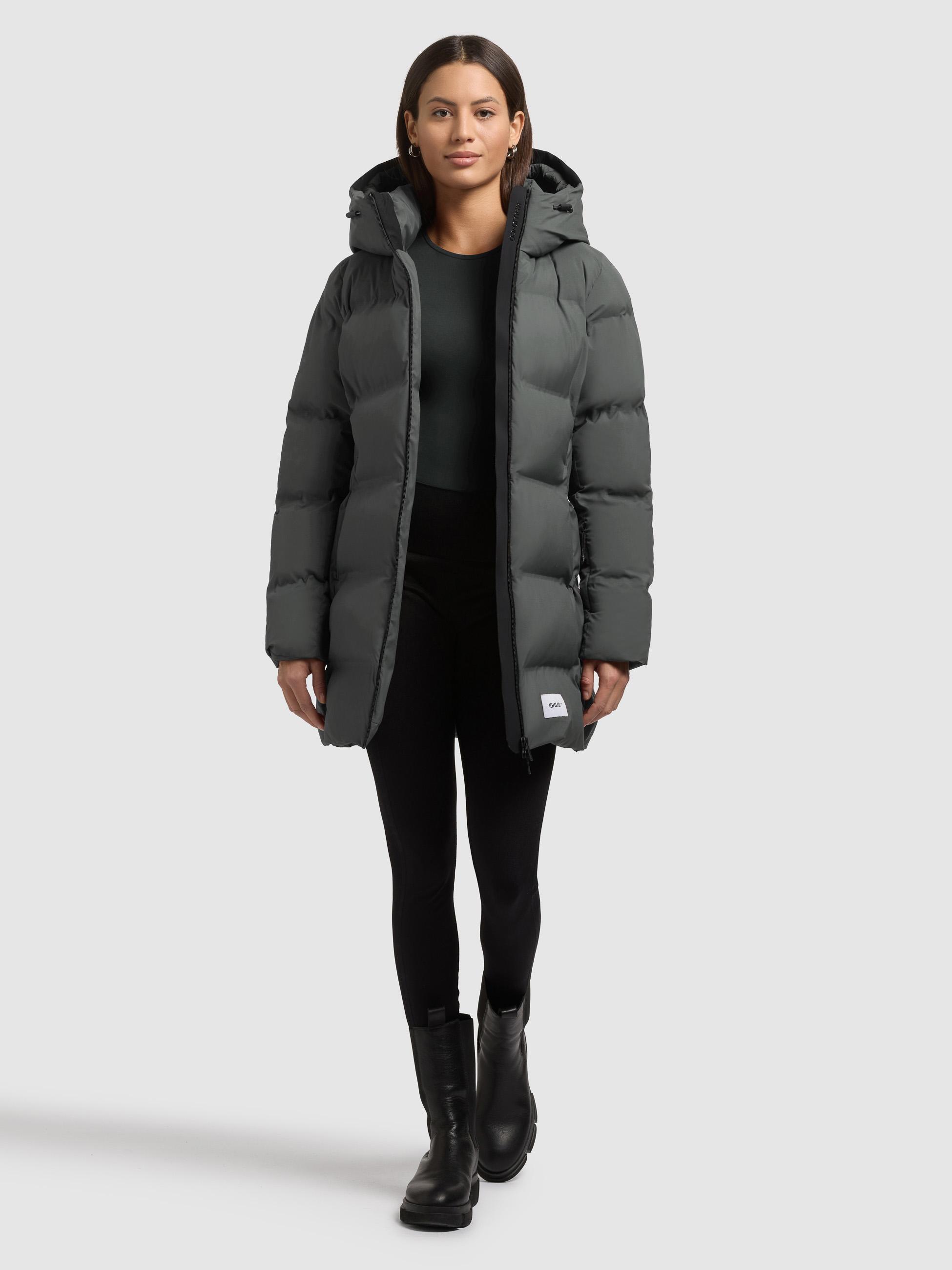 Winter Kurzmantel mit Kapuze "Tanare4" Foam Green