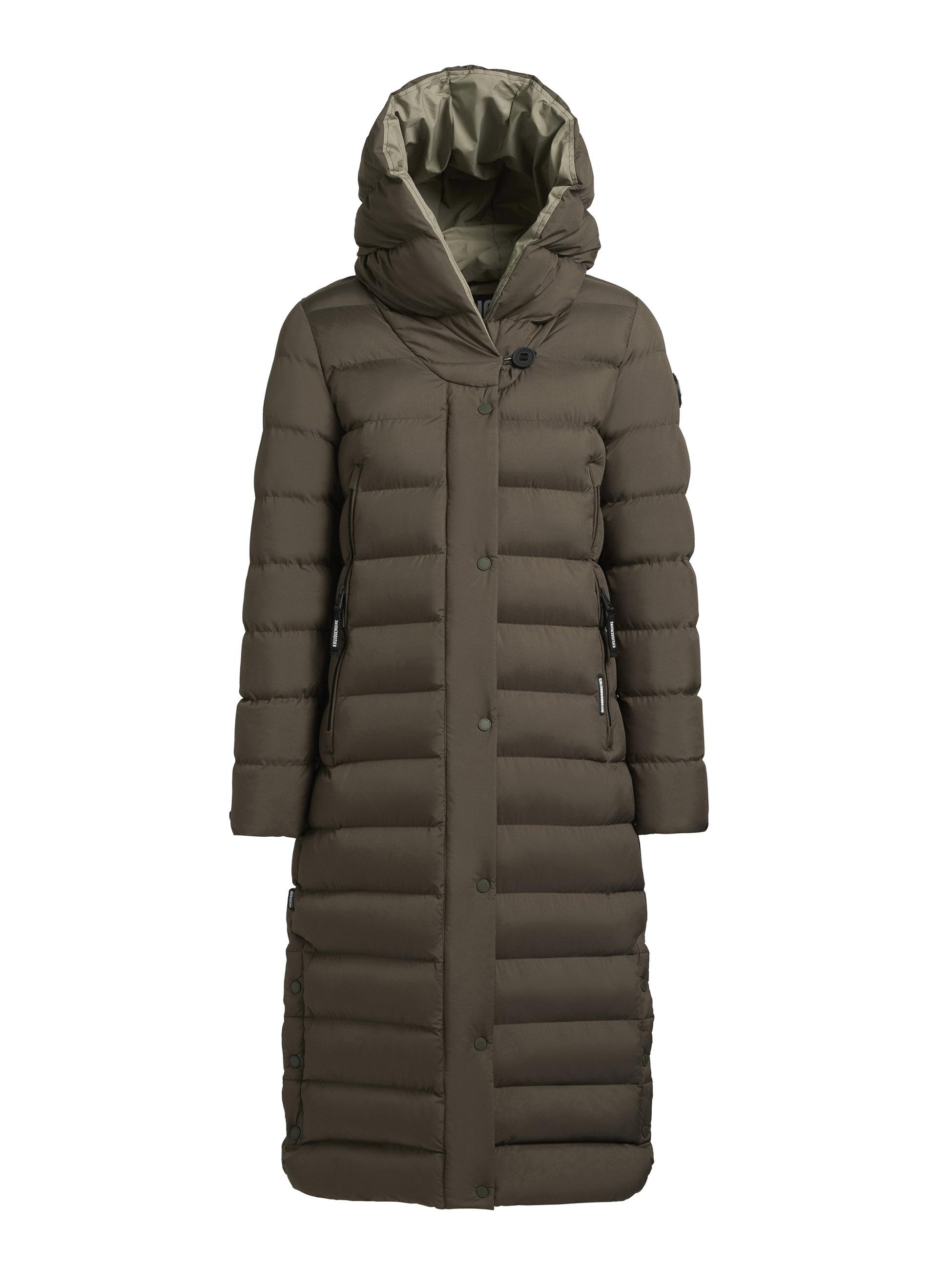 Winter Steppmantel "Teiva2-YM" Nature Green