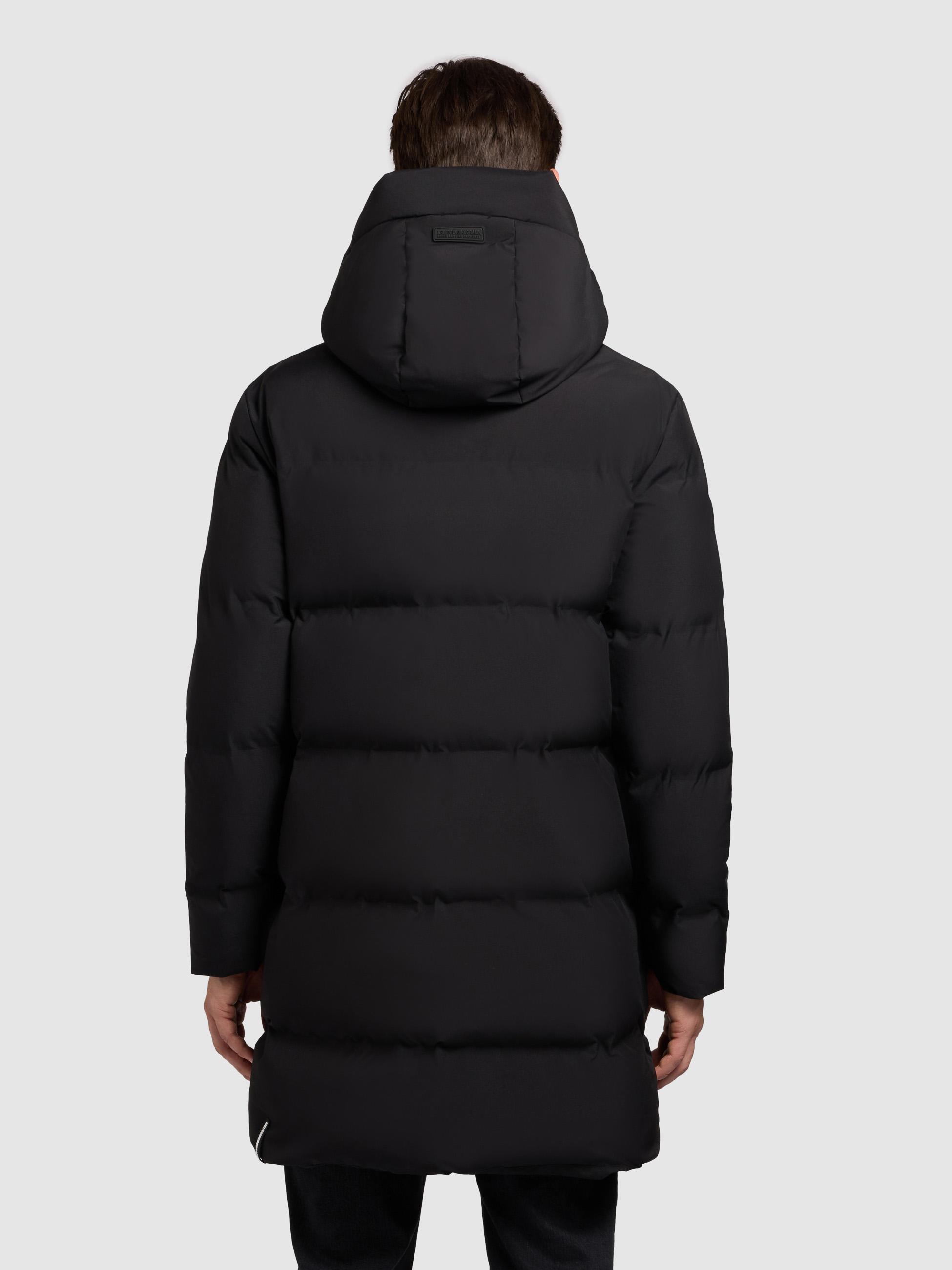 Winter Mantel mit Kapuze "Winer3" Black
