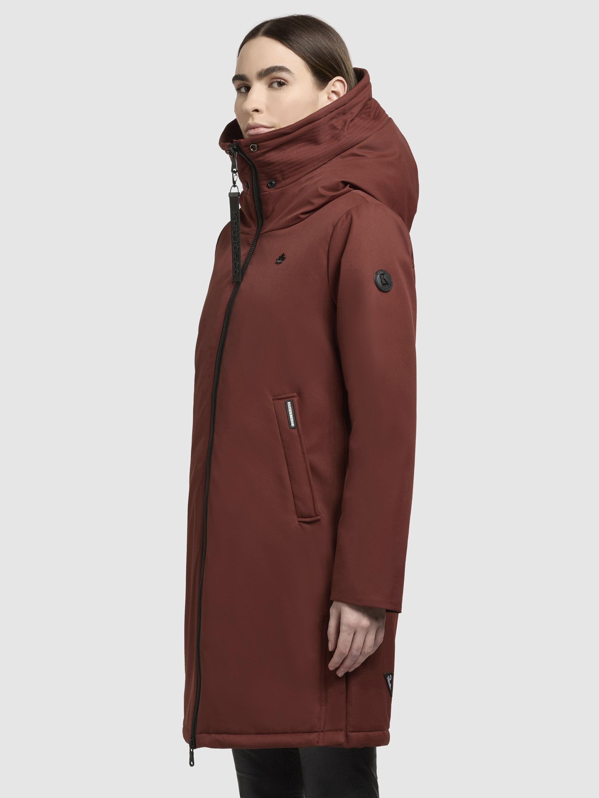 Winterparka mit großer Kapuze "Yaak3-YM" Coconut Brown