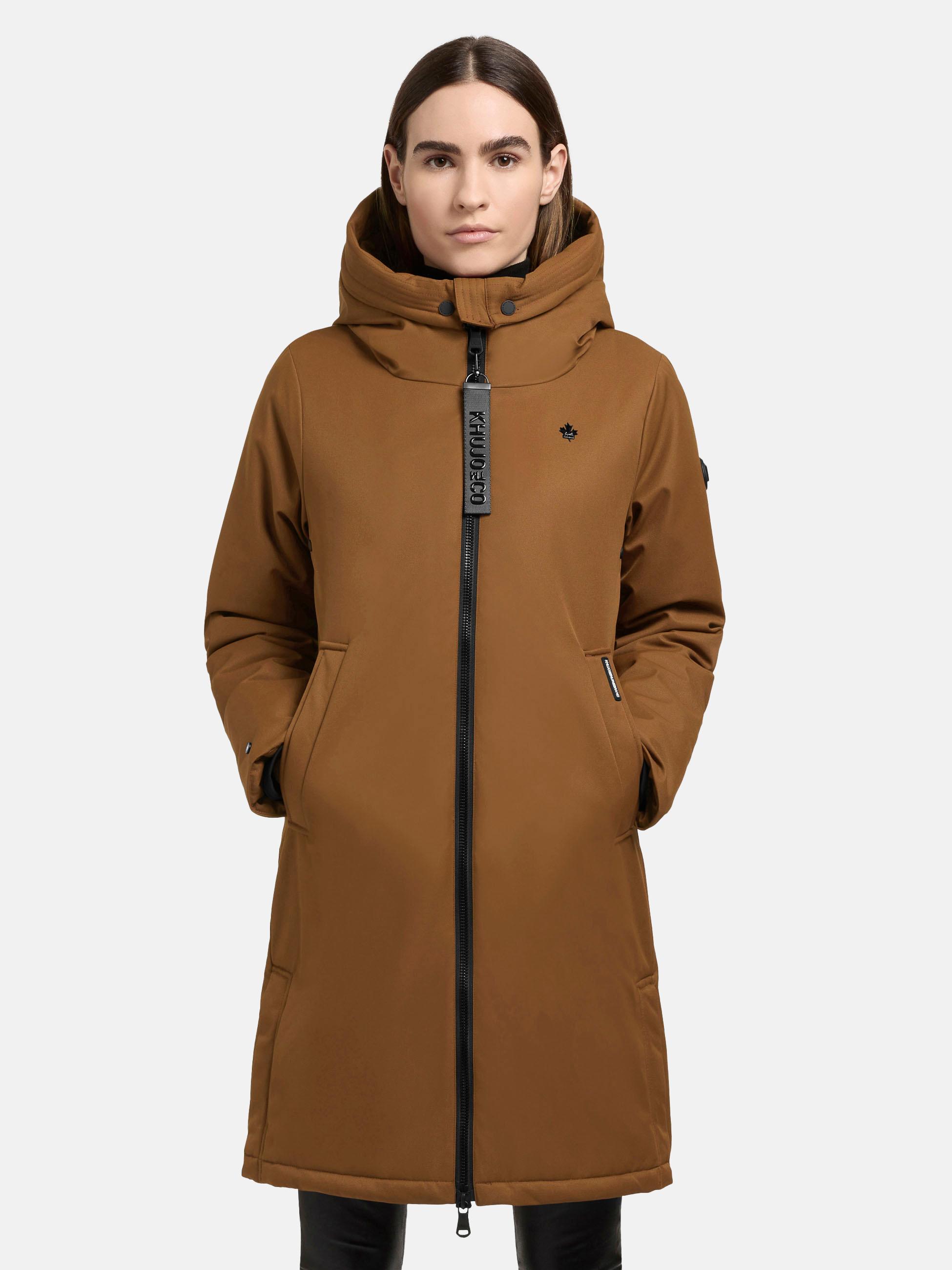 Winterparka mit großer Kapuze "Yaak3-YM" Golden Brown