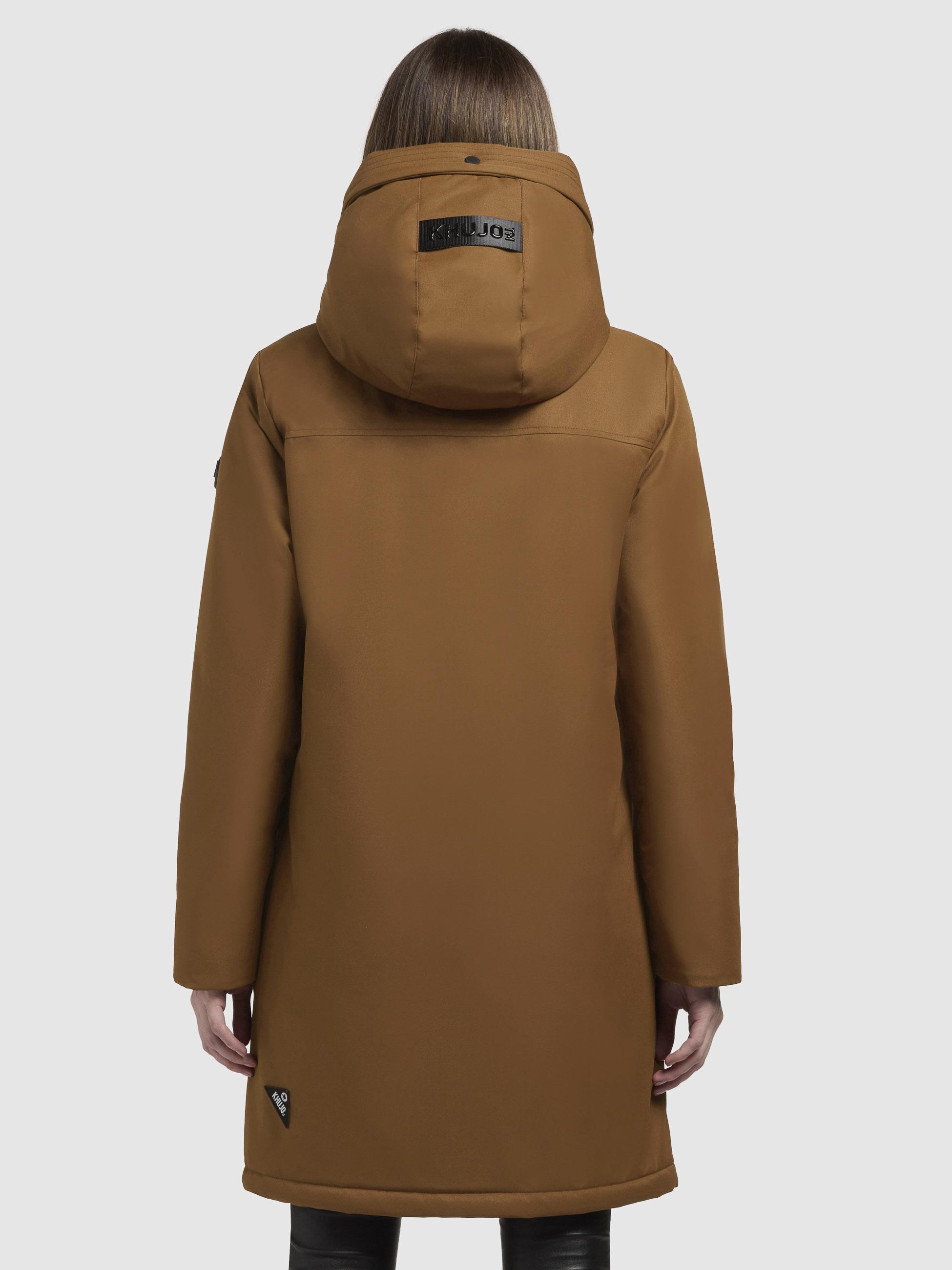 Winterparka mit großer Kapuze "Yaak3-YM" Golden Brown