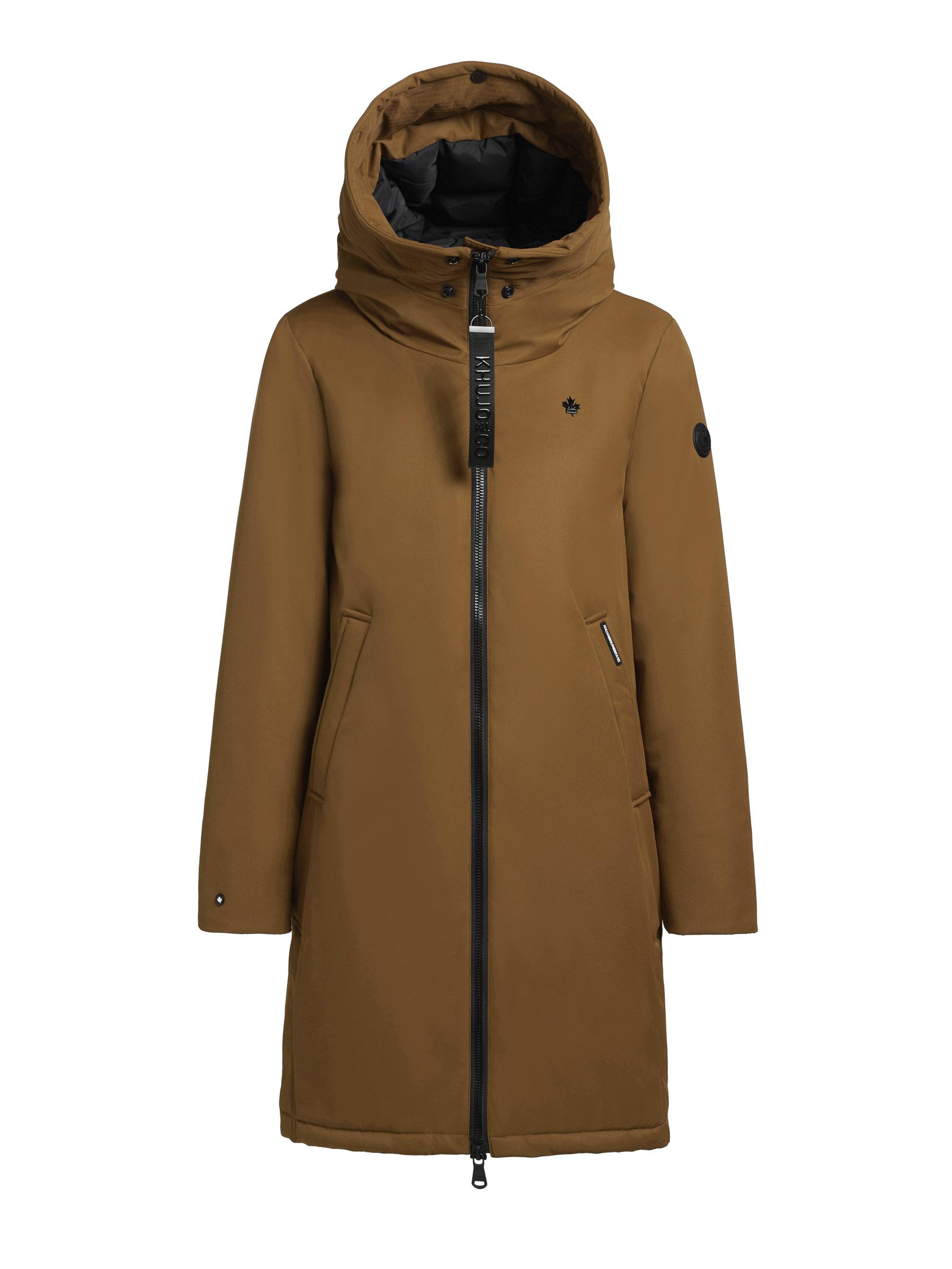 Winterparka mit großer Kapuze "Yaak3-YM" Golden Brown