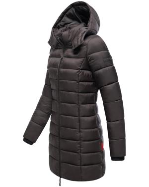 Langer Winter Steppmantel mit Kapuze "Abendsternchen"