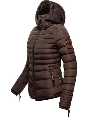 Kurze Winter Steppjacke mit Kapuze "Amber"