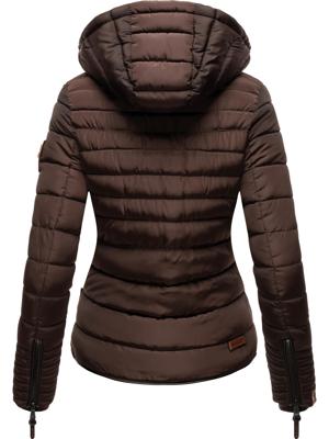 Kurze Winter Steppjacke mit Kapuze "Amber"