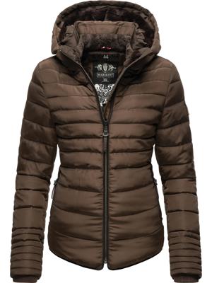 Kurze Winter Steppjacke mit Kapuze "Amber"