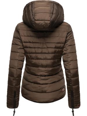 Kurze Winter Steppjacke mit Kapuze "Amber"