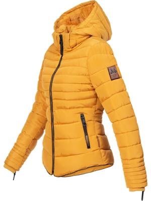 Kurze Winter Steppjacke mit Kapuze "Amber"