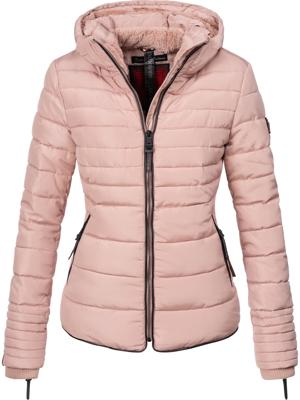 Kurze Winter Steppjacke mit Kapuze "Amber"