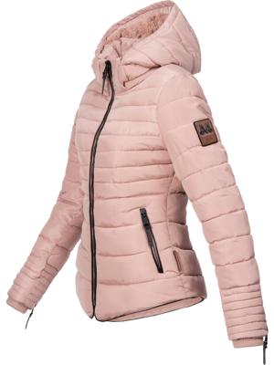 Kurze Winter Steppjacke mit Kapuze "Amber"