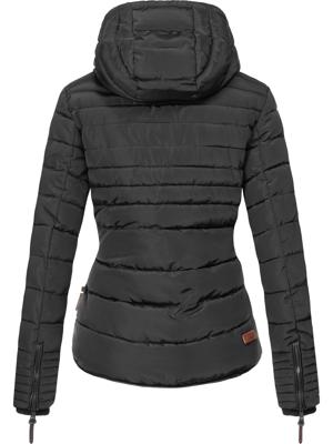 Kurze Winter Steppjacke mit Kapuze "Amber"