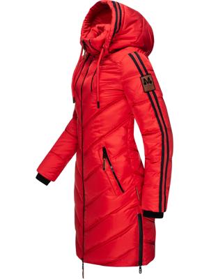 Langer Winter Steppmantel mit Kapuze "Armasa"