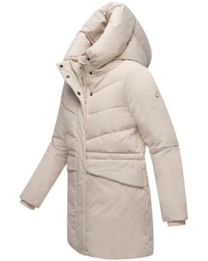 Steppjacke mit Kapuze und Taillenzugband "Delilah 16"