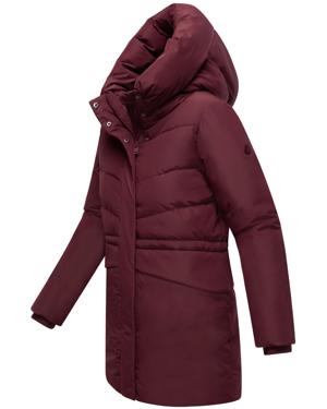 Steppjacke mit Kapuze und Taillenzugband "Delilah 16"