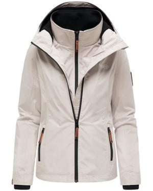 Leichte Übergangsjacke mit Kapuze "Erdbeere"