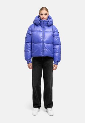 Matt schimmernde Steppjacke mit abnehmbarer Kapuze "Glimini 16"