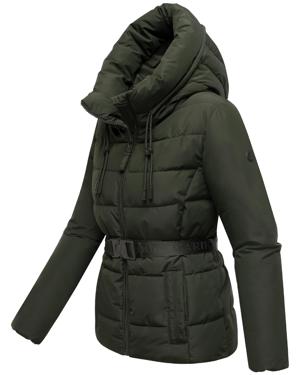 Winter Steppjacke mit Taillengürtel "Himee16-1"