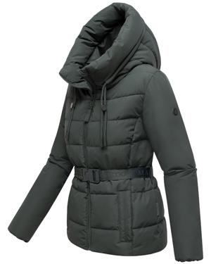 Winter Steppjacke mit Taillengürtel "Himee16"
