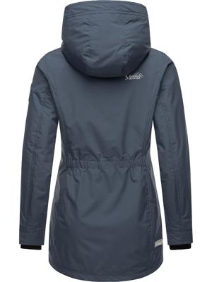 Übergangsjacke Outdoorjacke mit Kapuze Honigbeere