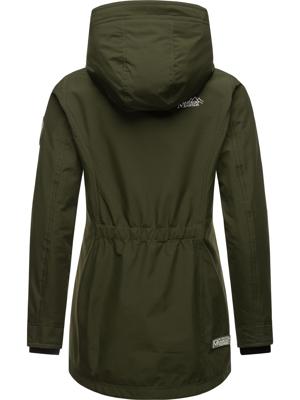 Übergangsjacke Outdoorjacke mit Kapuze Honigbeere