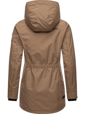 Übergangsjacke Outdoorjacke mit Kapuze Honigbeere