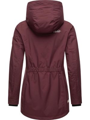 Übergangsjacke Outdoorjacke mit Kapuze Honigbeere