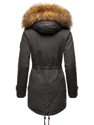 Winterparka mit abnehmbarem Kunstfell "La Viva Prc"