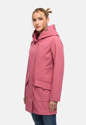 Wasserdichter Softshell-Mantel lang mit Kapuze "Mayleen"