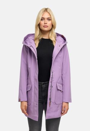 Wasserdichter Softshell-Mantel lang mit Kapuze "Mayleen"
